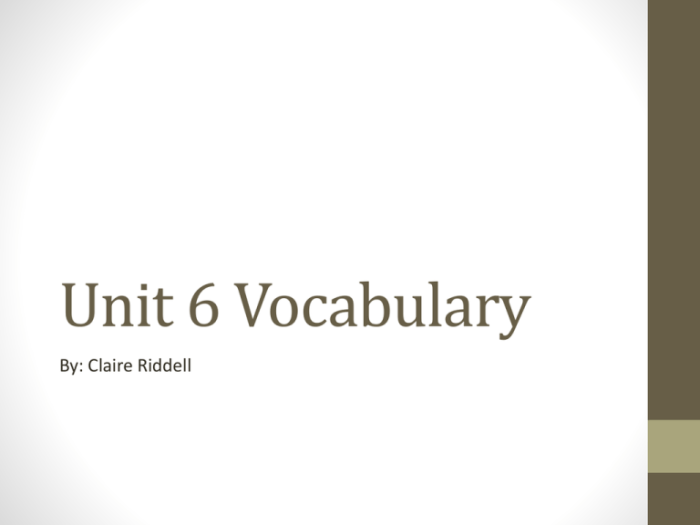 Unit 13 level c vocab answers