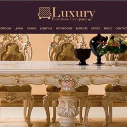 A startup company produces luxury furniture